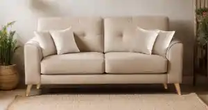 Mily Fabric 3 Seater Sofa